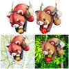 Hanging Garden Statue, Resin Sculpture Decoration Outdoor Lesser Panda Figurine