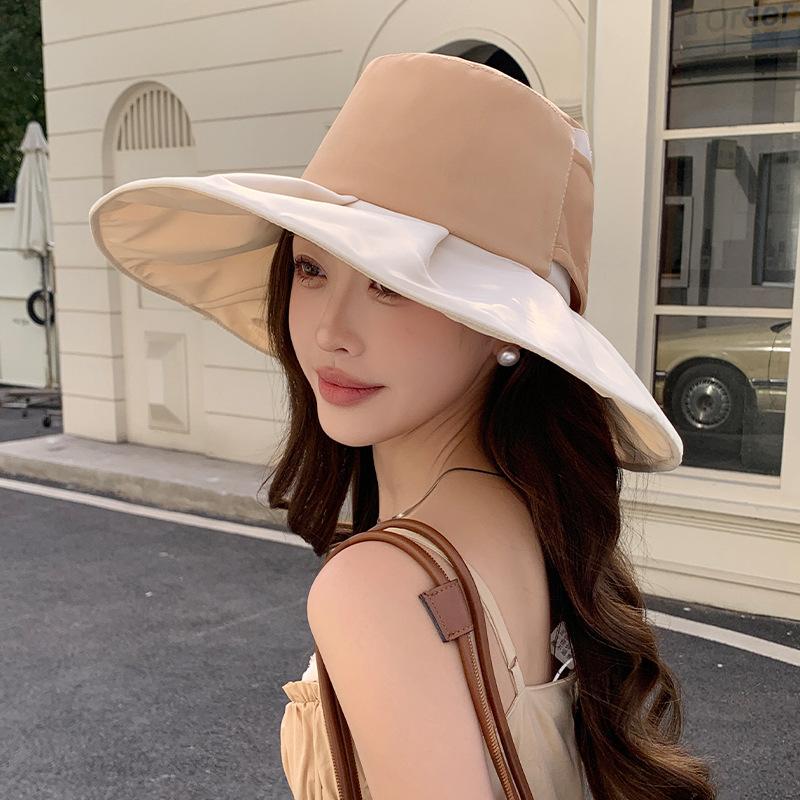 Extra Large Brim Versatile Face Covering Hat UV Ray Face Covering Hat Outdoor Large Brim Shows Small Face