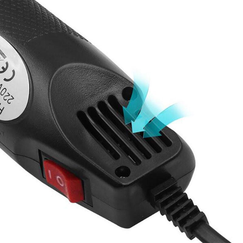 Hot Air Gun 220V Soldering Temperature Blower Gun DIY Crafts Electric Power Hot Dryer Mini Heat Gun For Shrink Tubing Car Wrap