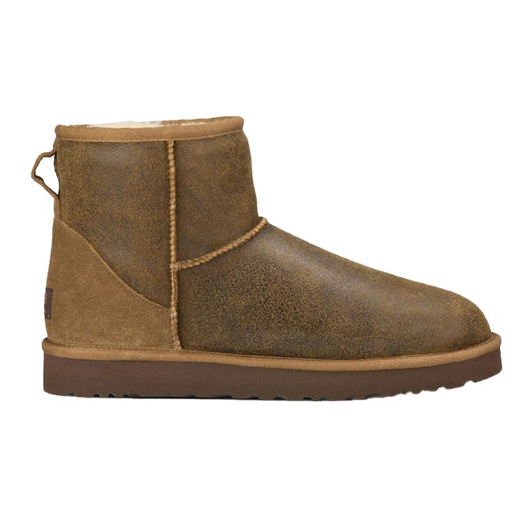 UGG Classic Mini Bomber Fleece Lined Brown 1007307-BJCE