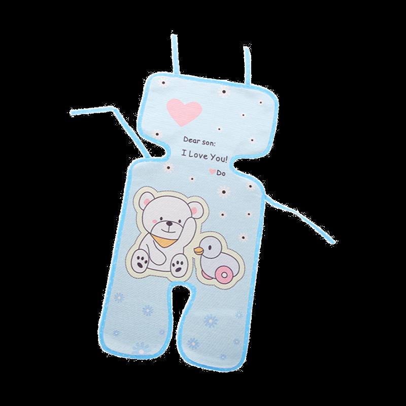 Kühlmatte aus Eisseide für Kinderwagen und Esszimmerstühle – atmungsaktiv und bequem für den Sommer