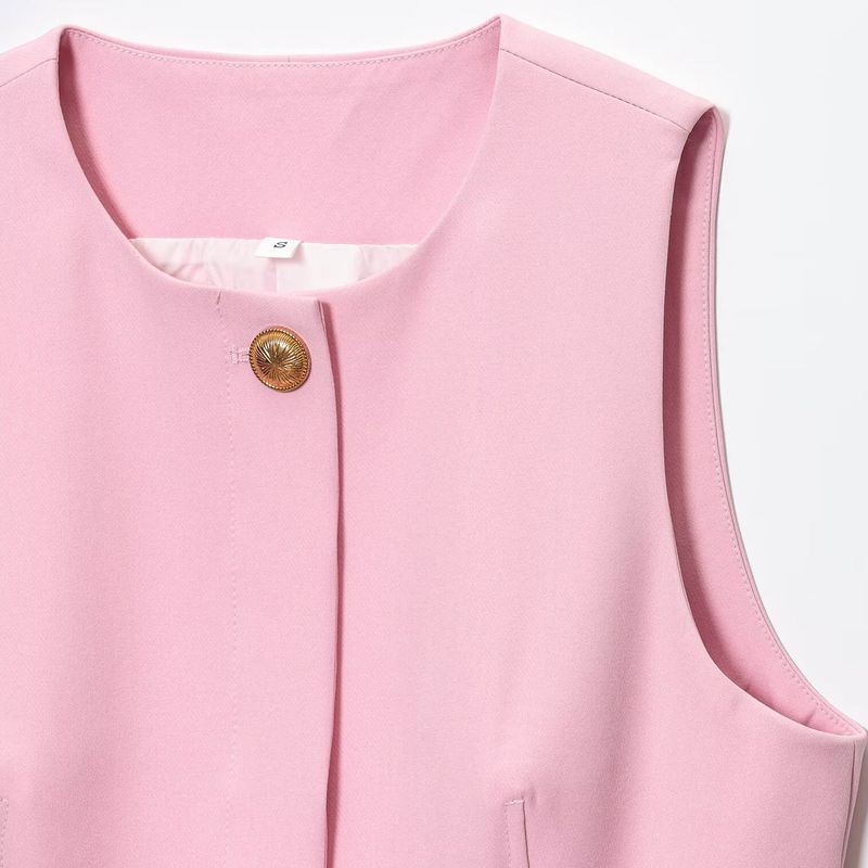 Kaslead New Women clothes Western Style Fashion Short dress Hem Vest Trousers 3701597 3688597