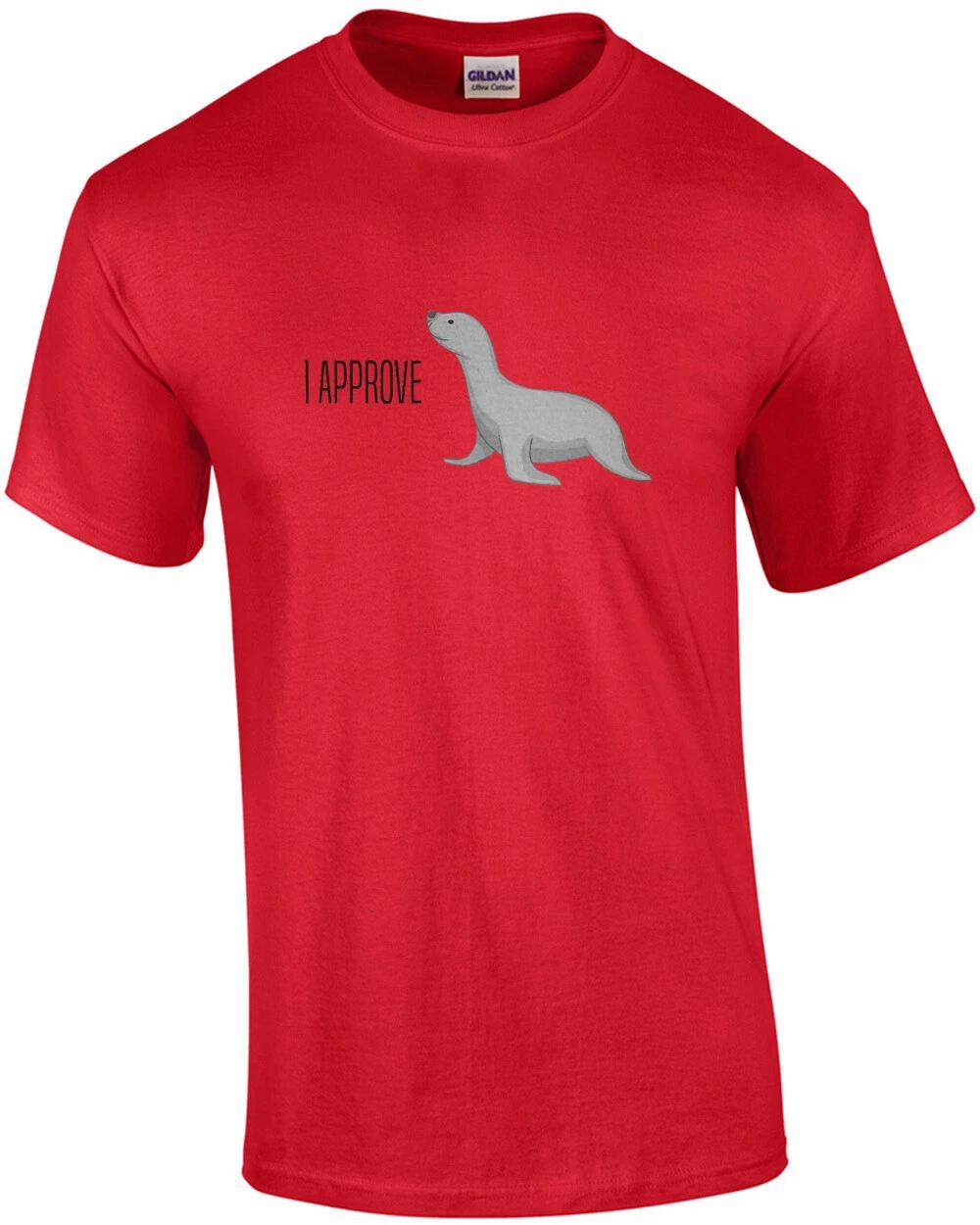I approve - Seal of approval - funny pun - riddle t-shirt S