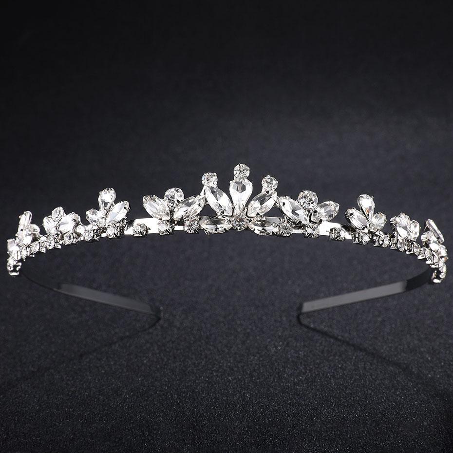 Miallo European Classic Princess Tiaras And Crowns Austrian Crystal Headpieces Wedding Hair Jewelry For Bride Hairstyle