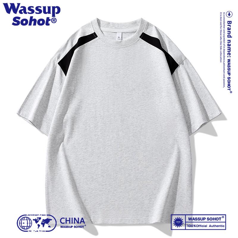 

Wassup Sohot Men s Color Block Short Sleeve T-Shirt M
