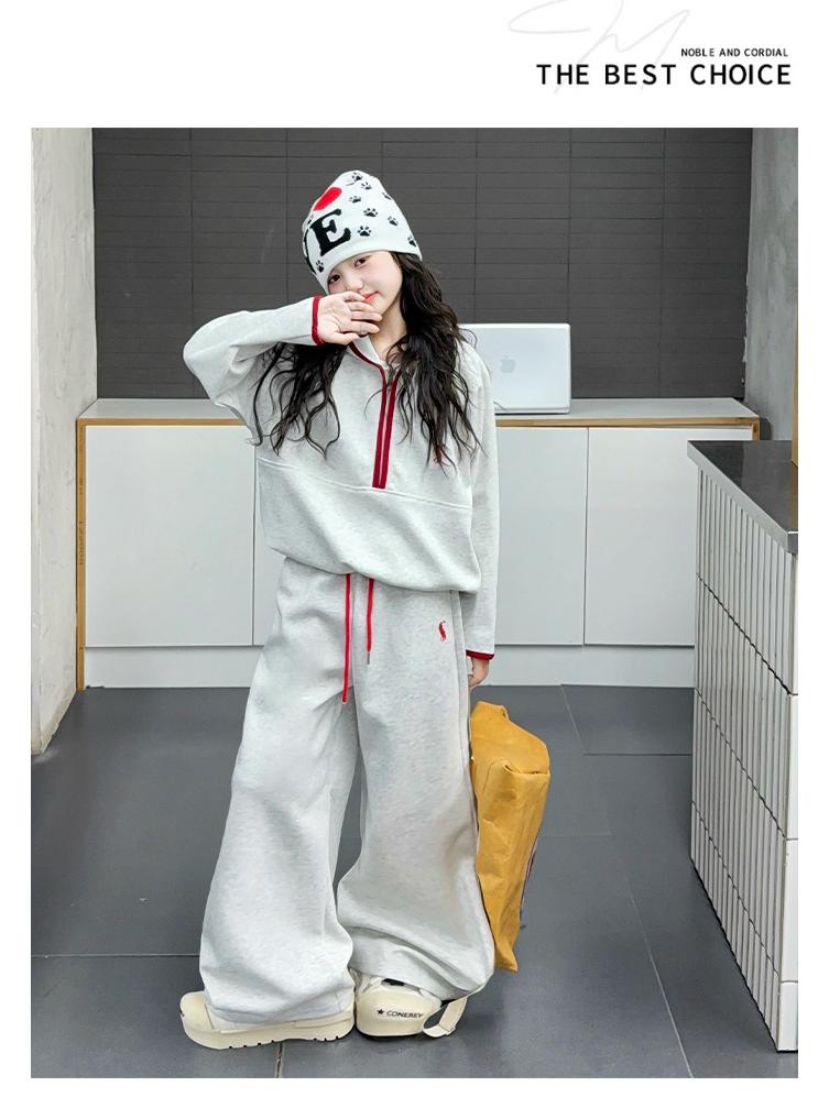 Modisches Sweatshirt- und Hosen-Set für Mädchen - Frühjahr/Herbst 2025 Kollektion