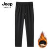 JEEP SPIRIT Men's Fleece-Lined Casual Pants