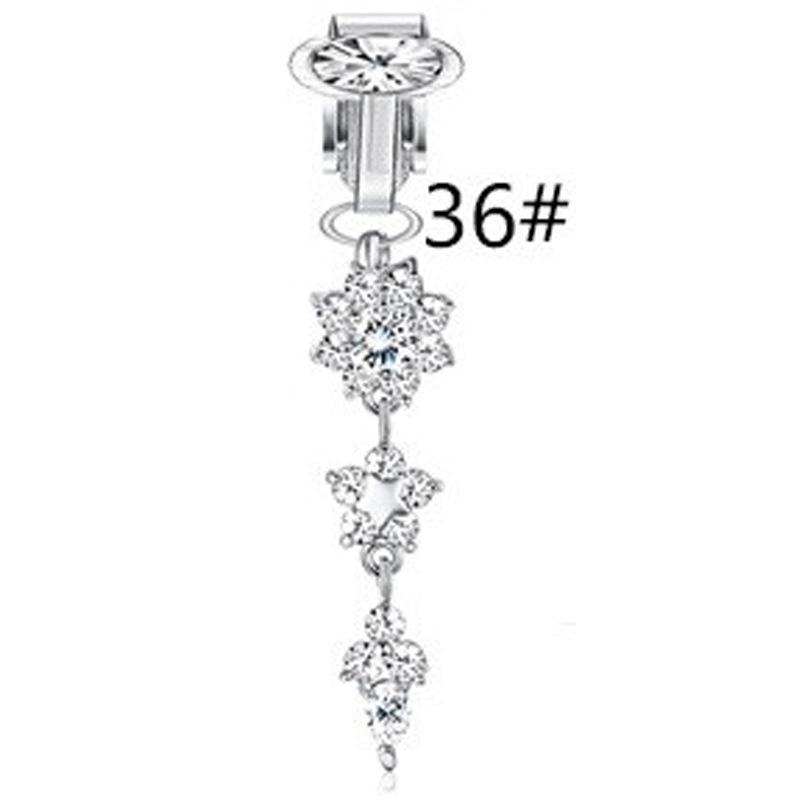 

Поддельное кольцо для живота из нержавеющей стали в форме бабочки, длинное, поддельное, зажим для пирсинга живота, непирсинг для пупка, ювелирные изделия для тела