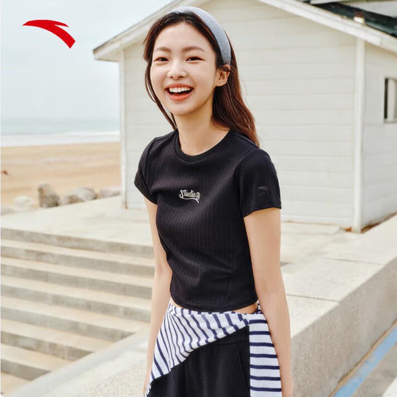 ANTA Guan Xiaotong Women s Slim Short Sleeve T-shirt S