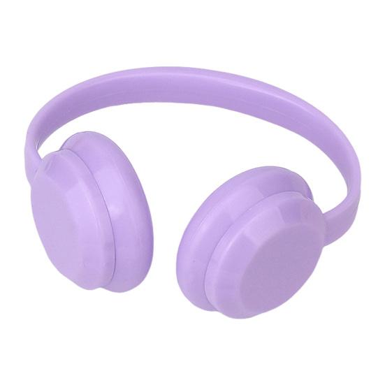 

Дитячі навушники 17 см Навушники для ляльок Модні навушники Аксесуари для творчих ігор та фотографії фіолетовий