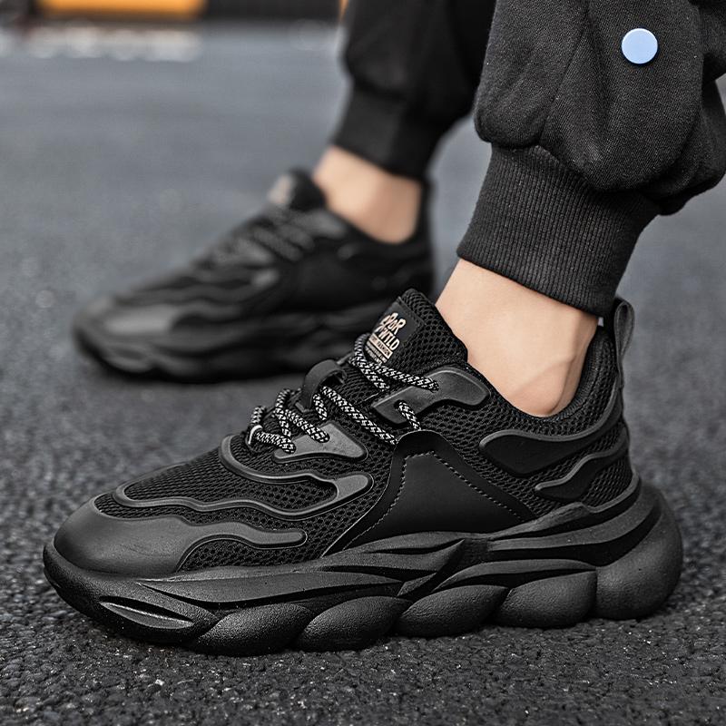 Chunky Sneakers Neue Mode Sportliche Freizeitschuhe Herren Atmungsaktiv Rutschfest Plateauschuhe Tenis Masculino Sportschuhe für Herren