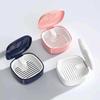 Compact Invisible Braces and Retainers Holder with Easy-Clean Sliding Cover