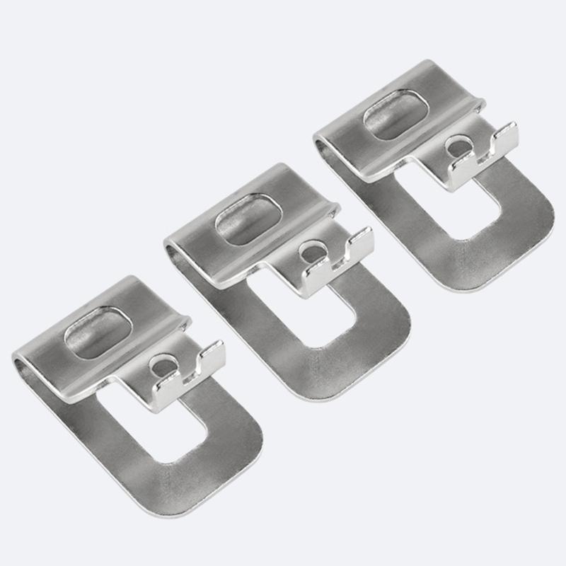 4Pcs Space Saving Metal Workshop Hook Electric Drill Belt Clip for Tool Storage In Garage or Workbench