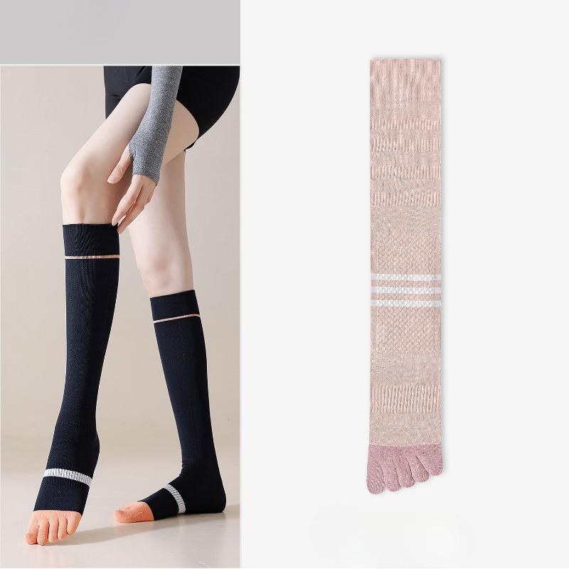 Female Autumn and Winter Skipping Rope Running Jump Exercise Pressure Shock Absorbing Long Socks