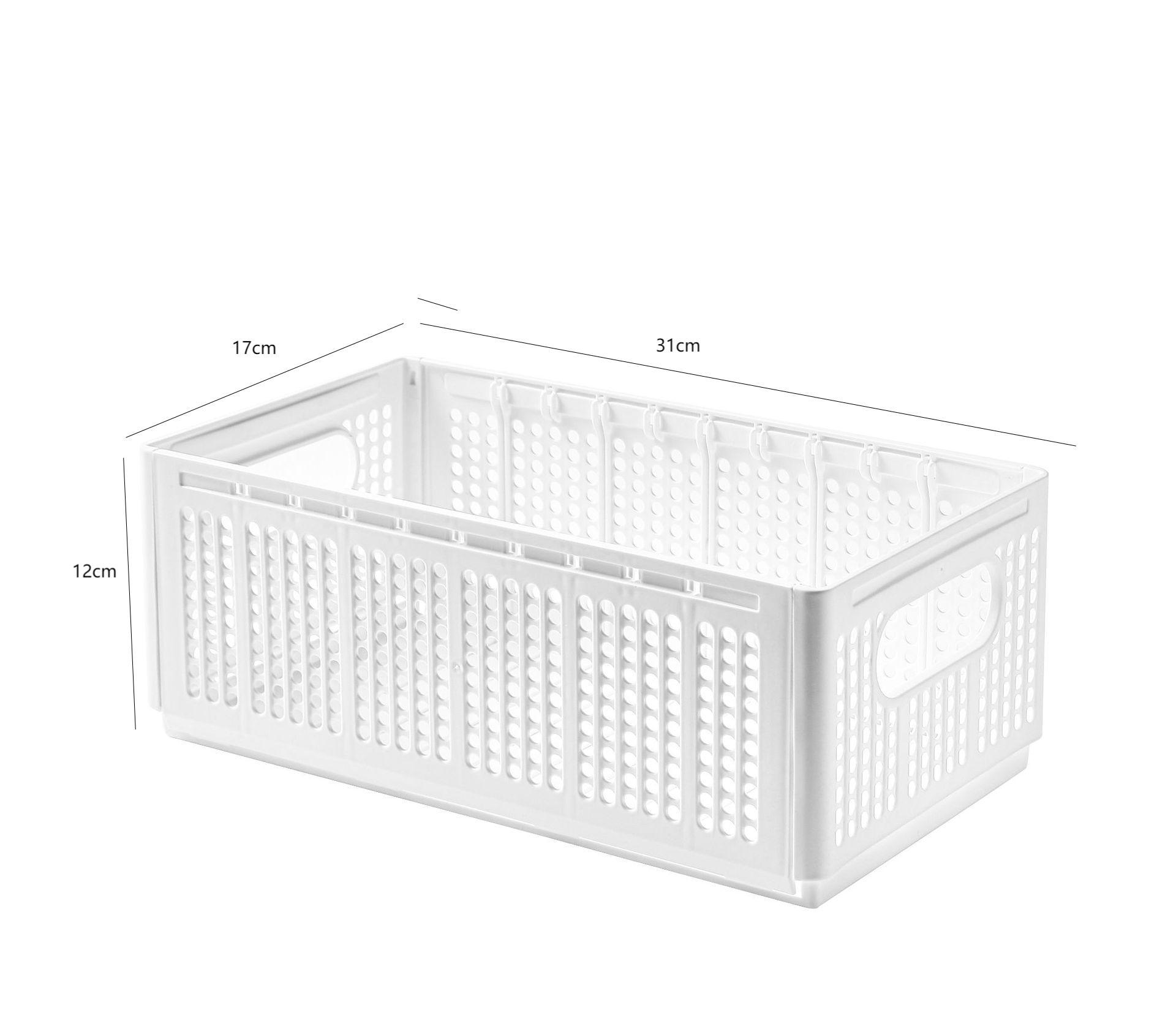 

Складной ящик для хранения одежды, корзина для хранения, шкаф, многослойная перегородка, стеллаж для хранения, полка для хранения Small:Without Partition белый
