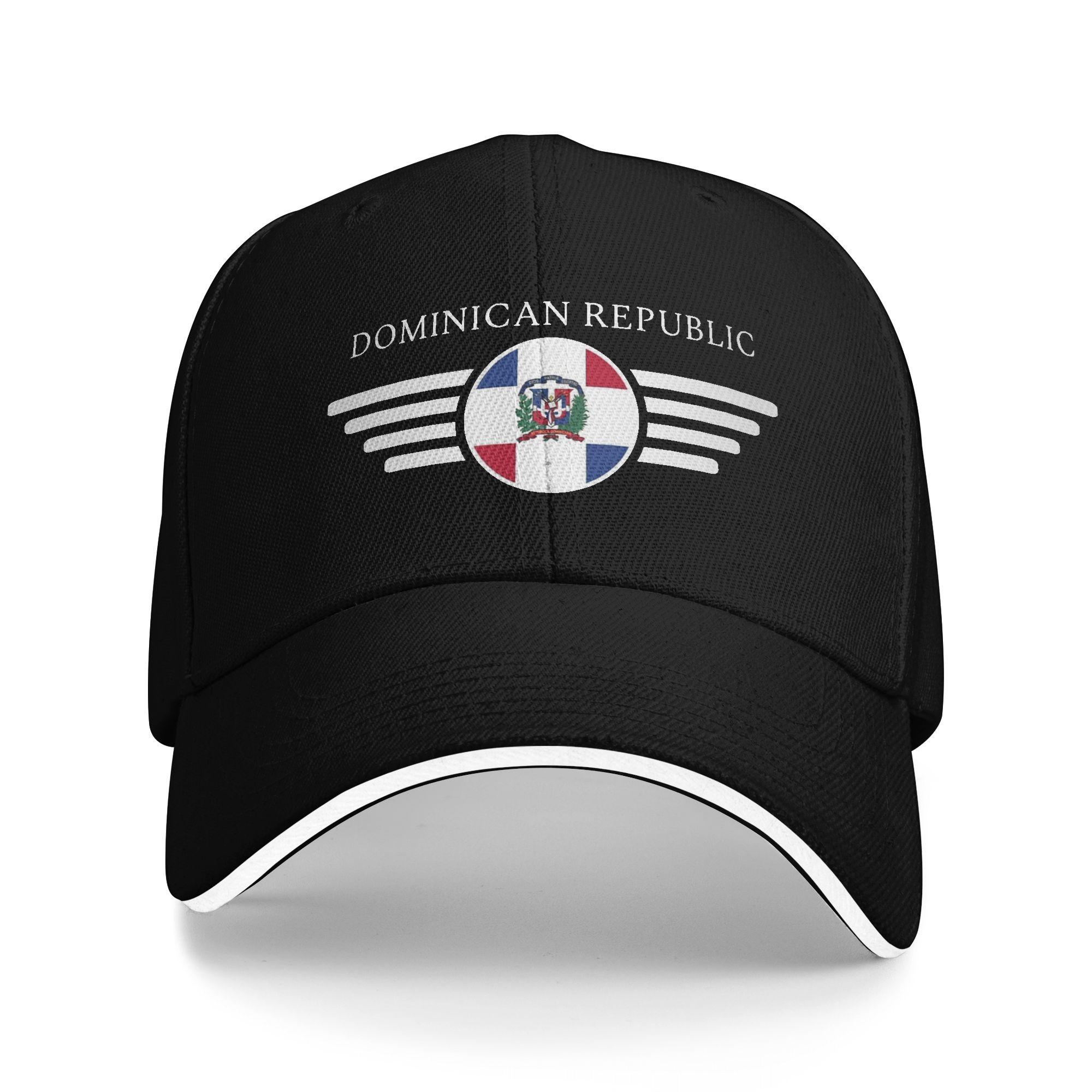Colorbobble CAP DR Dominicaanse Republiek Merchandise Unisex Dames Baseballpet Truckerpet Klassieke Formele Hoofddeksel Verstelbare Pasvorm Zonneklep Adjustable