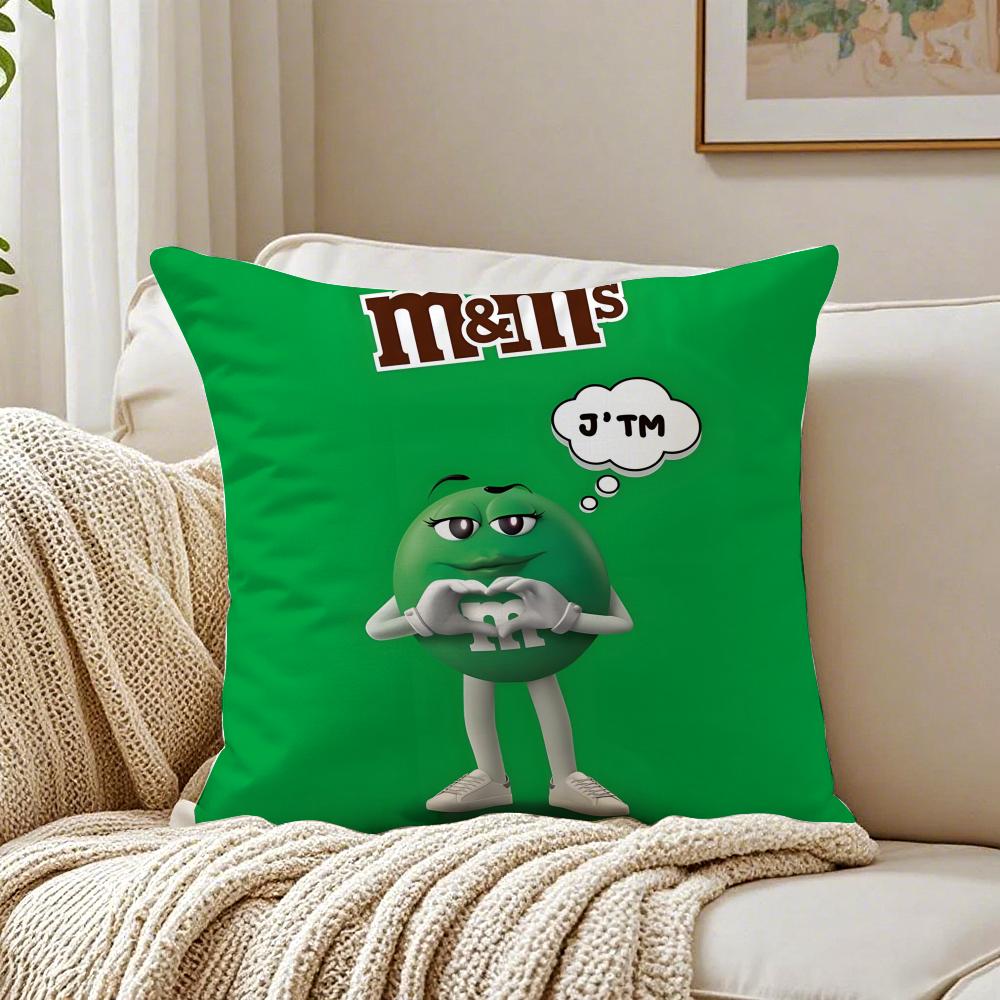 brand playful MMs Cushion Cover Pillowcase Antidustmite living Room Sofa Decor Cushion Room