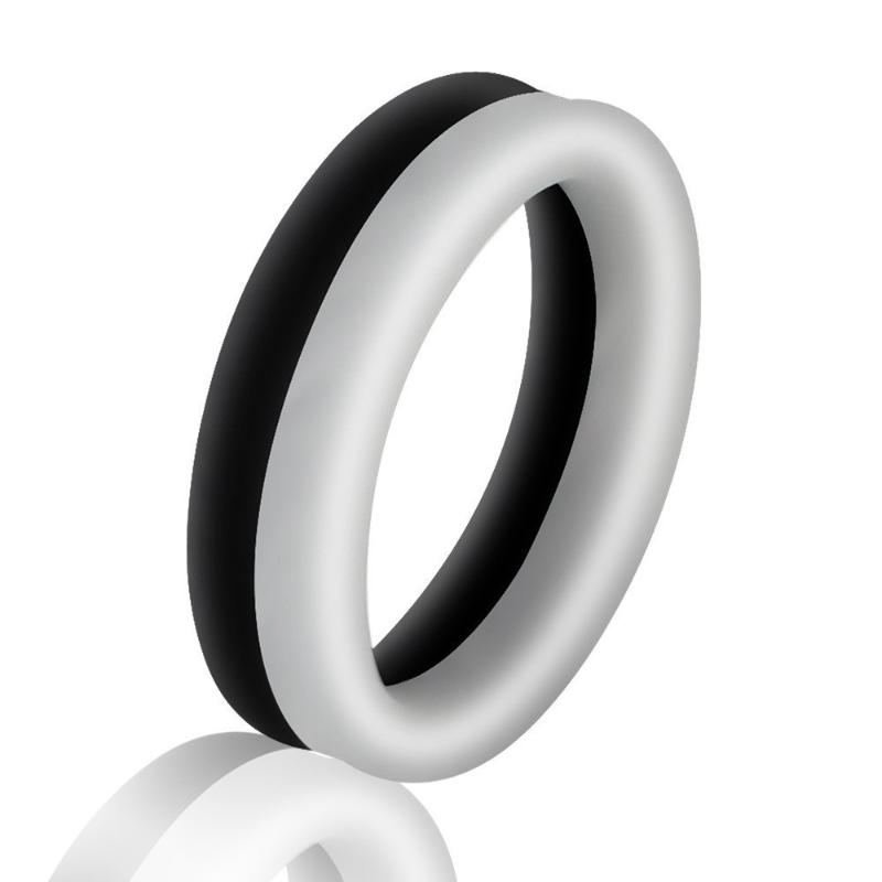 1 Pcs Silicone Cock Ring for Men Male Lock Ejaculation Delay Scrotal Ball Stretcher Comfortable Stretchable Sex Toy for Men