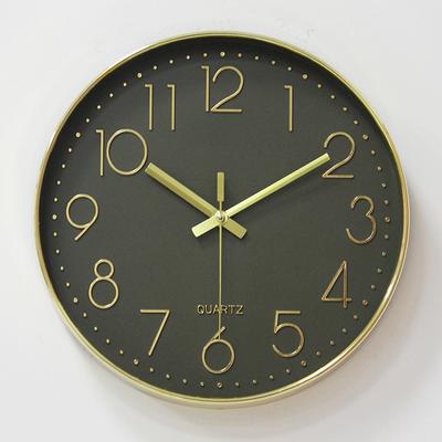 12-Inch 30Cm Simple Living Room Wall Clock Three-Dimensional Digital Scale Mute Clock