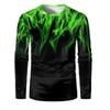 Women O Neck Long Sleeve 3d Print T Shirt