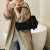 Large capacity tote bag women's new retro high-end leopard print fashion versatile shoulder armpit bag