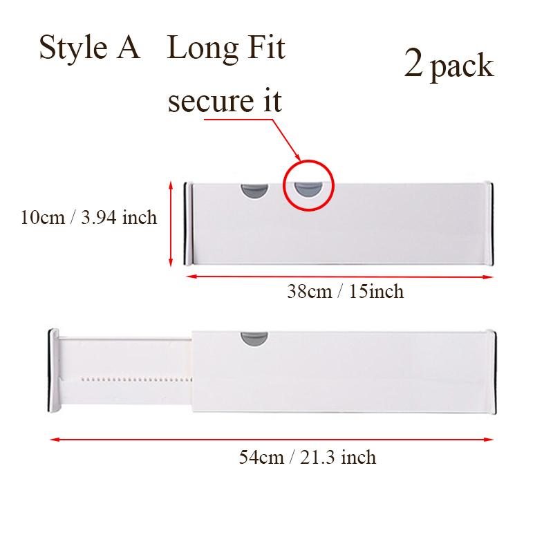 Adjustable Drawer Divider Organizer Expandable Separators For Clothes Underwear Socks Kitchen Utensils Storage Partition Board S