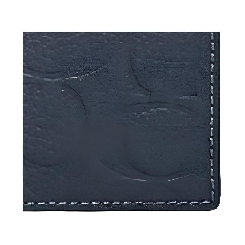 COACH 3 IN 1 Wallet 11 Folding logo embossed cow leather card holder wallet women's dark blue