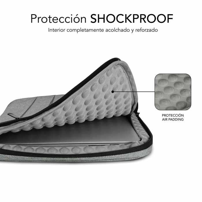 Housse Air Padding 360 Sleeve 15,6" - Gris