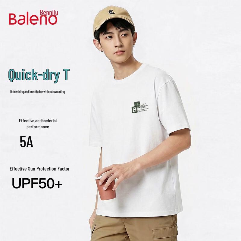 Baleno Men s Lightweight Quick-Dry Printed Short-Sleeve T-Shirt 3XL