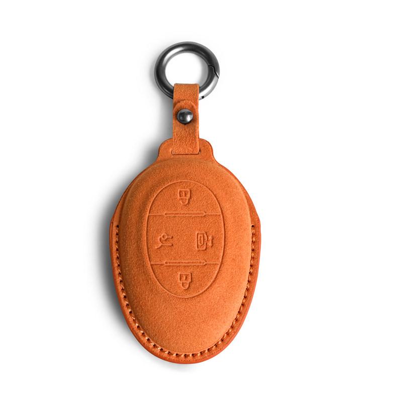 BAIC Jihu Koala S Key Cover - Minimalist Suede Case, Family & Parent-Child Design