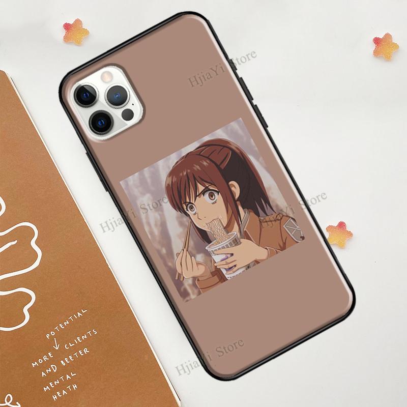 Pouzdro Hange Zoe Attack on Titan anime pro iPhone 12 Pro Max 13 mini 6S 7 8 Plus SE 2020 Pouzdro pro iPhone 11 Pro Max XS X XR