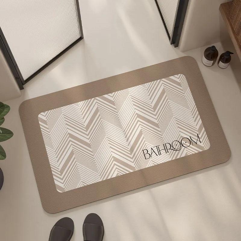 Bathroom absorbent diatom mud toilet doormat toilet toilet floor mat toilet carpet