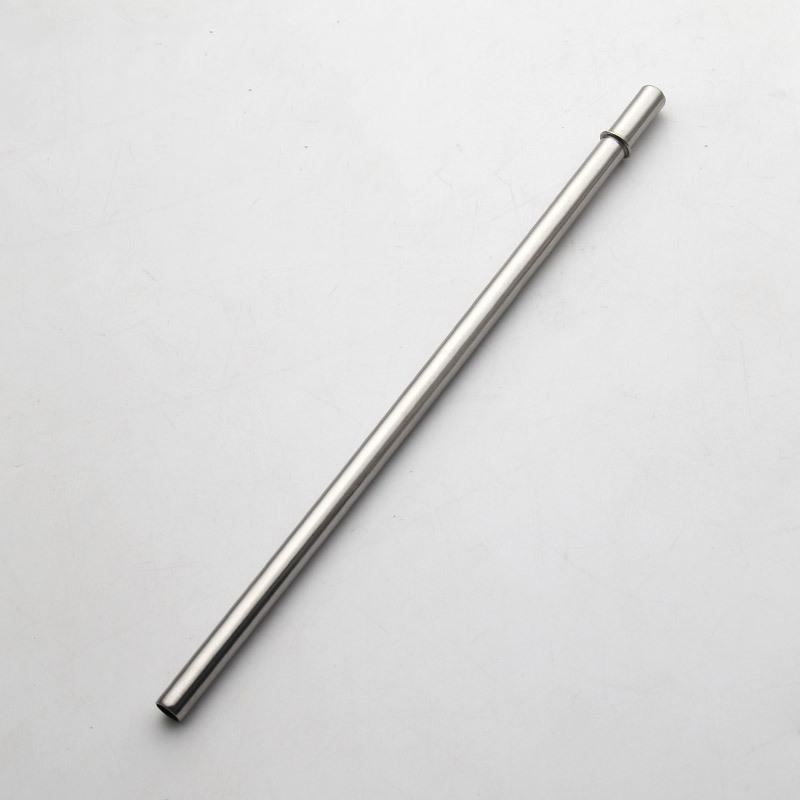 

Соломинка из нержавеющей стали 304, пипетка, всасывающая трубка с прорезью и зажимом для стаканов с соломинкой