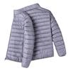 Herren Baumwolljacke Stehkragen Langarm Reißverschlussleiste Jacke Mantel mit