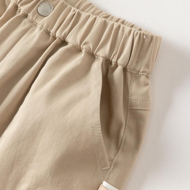 Boys' Autumn Casual Cuffed Cargo Pants