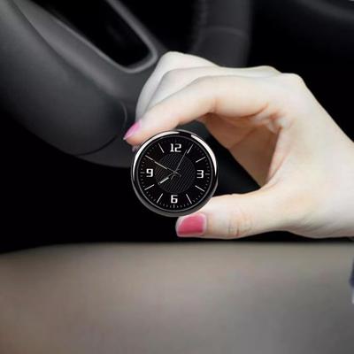 Car Quartz Clock Mini Watch Smart Electronic Car Clock for Bicycle Motorcycle Watch Car Air Vents Dashboard Clock Decoration