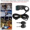 For ZERO 8X 10X 11X Tenningsnøkkel Strømknapp Lås Tommelgass Voltmeter Digital Spenningsvisning Bryter Strøm Elektrisk Sparkesykkel