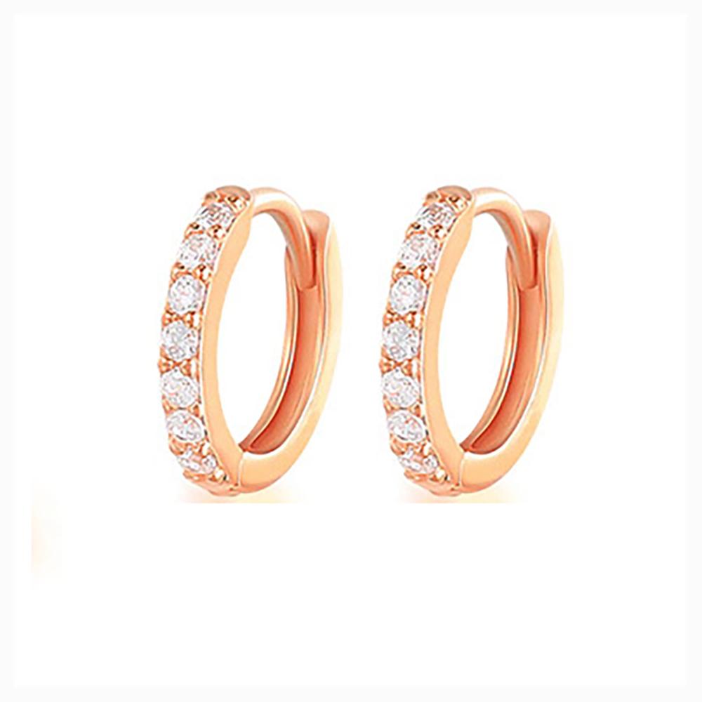 2Pcs Rainbow Little Huggies Stainless Steel Hoop Earrings Girl Tiny Rings Cartilage Small Helix Piercing Tragus Circle Men Hoops