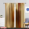 Set Of 2 Flat Printing Clearance Curtain Smooth Color Durable Polyester Without Electricity Family Party Bedroom Living Perfect For