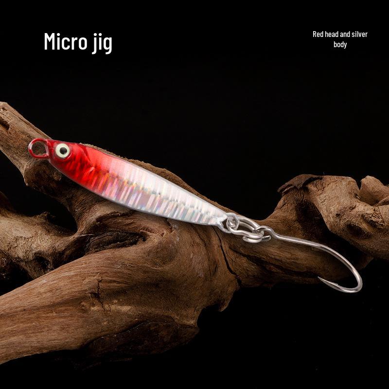 Mini Micro Metal Jig Lure: Stream Bait for Trout, Chub, Whitefish, Tilapia