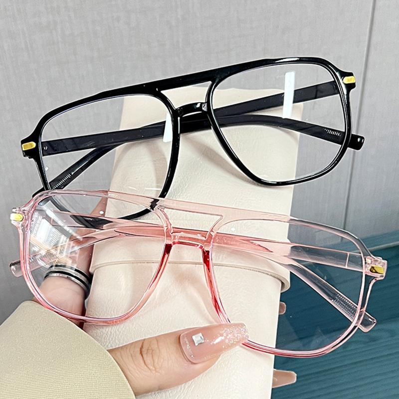 Transparent Square Computer Glasses Frame Women Men Anti Blue Light Round Eyewear Blocking Optical Spectacle Eyeglasses