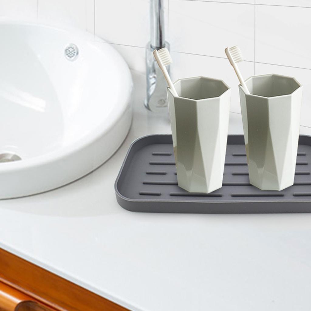 Sturdy Draining Rack With Nonslip Surfaces For Multiroom Water Drainage Solution