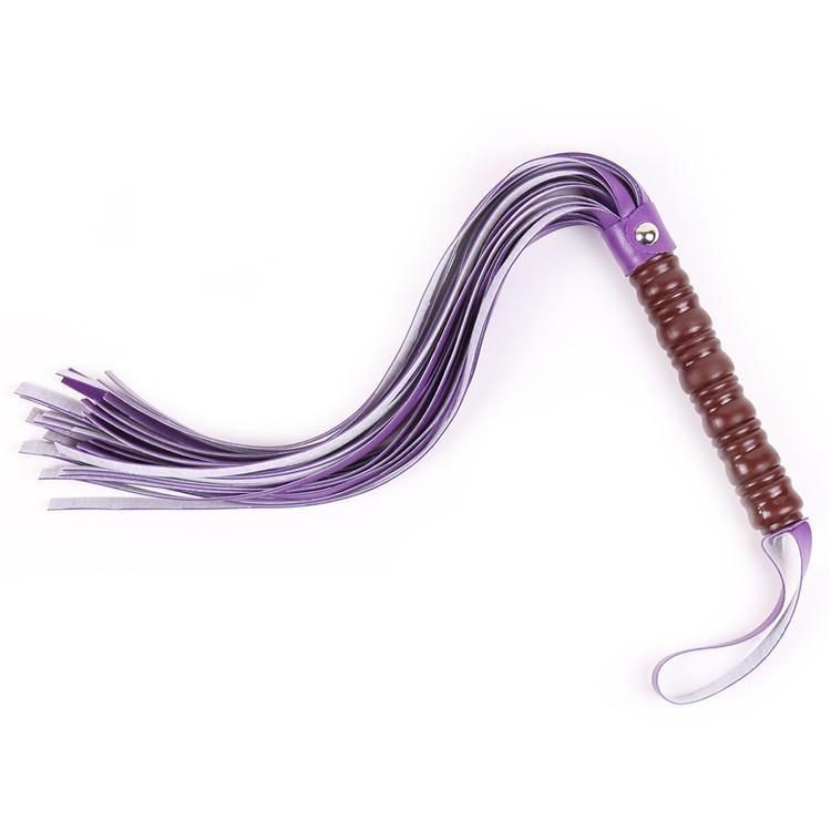 VaHppy Sex Whip 60CM 120G PU 4colors Game Toys Couple Flirting Spanking SM BDSM Tassel Tail Alternative Stimulation Sex Toys Delicate Handle