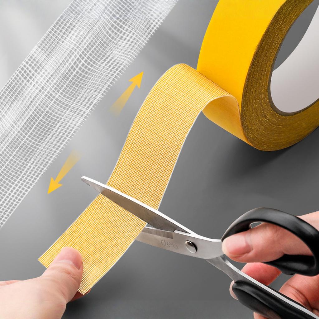 High-Strength Double-Sided Tape | Suitable for Multi-Surface Adhesion Carpets, Rugs, Wallpaper, and Balloons, Residue-Free Synthetic Rubber