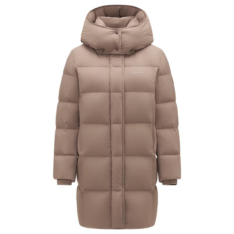 TEMPEL Women's Detachable Hood Mid-Length Down Jacket TB5530816Z