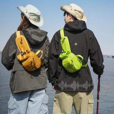 Outdoor Chest Bag Multifunctional Water Kettle Waist Bag Unisex Shoulder Bag