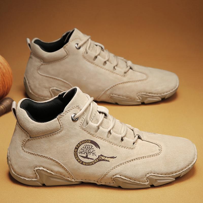 38-46 Высококачественная противоскользящая износостойкая модная повседневная кожаная — фото 11