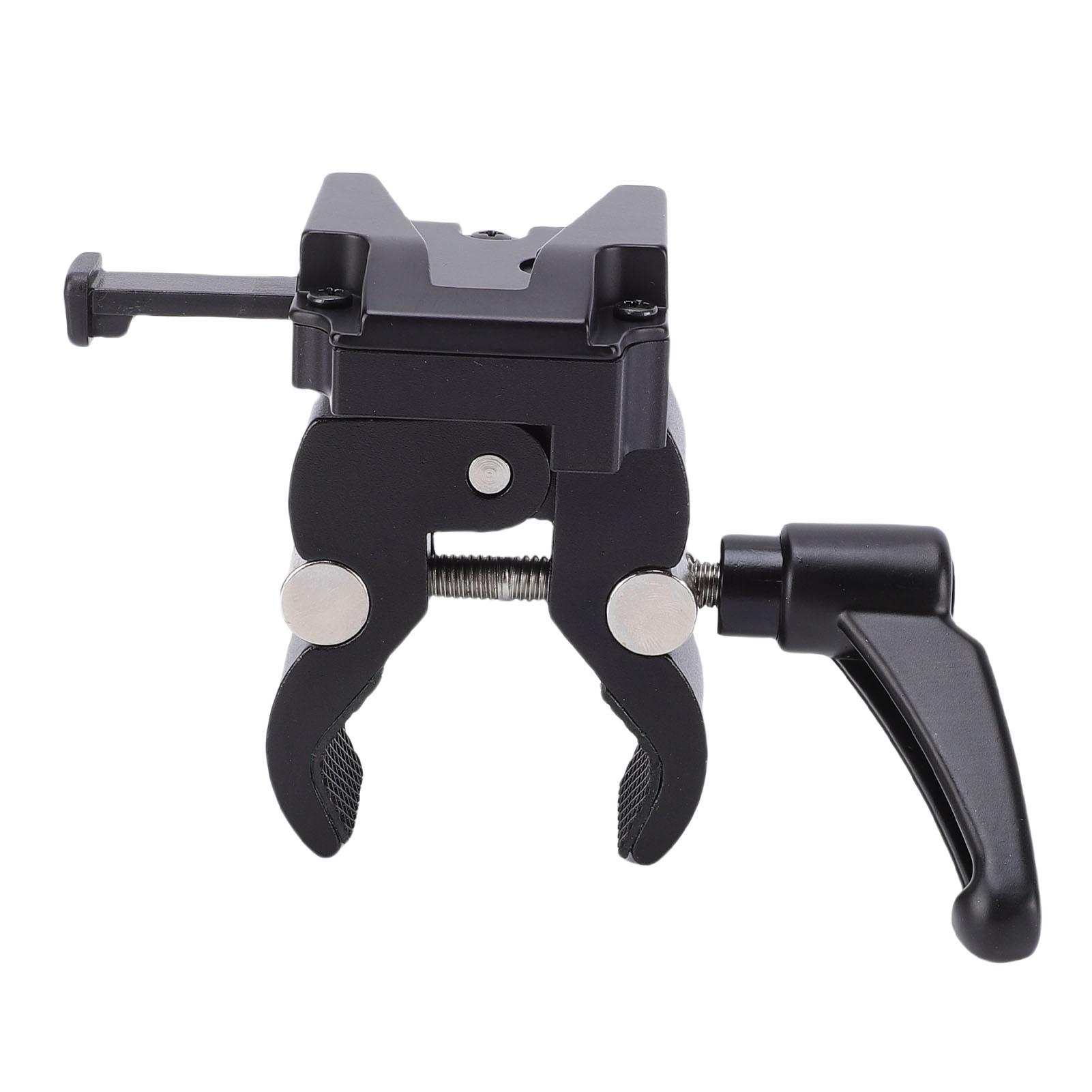 

Quick Clamp Fit for FXLION V Mount Battery Large Open Angle Camera Battery Adapter Mounting to Stand Tube Tripod