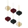ABJI-Xmas Paper Honeycomb Hanging Decoration New Year Christmas Tree Hanging Ornament Wedding Baby Shower Home Decor