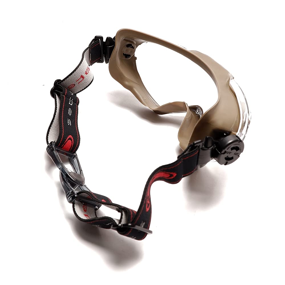 LayLax SATELLITE Taktische Schnalle Airsoft Ausrüstung Brille, Typ, Schwarz,